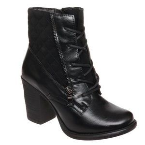 Pierre Dumas Ravenna 19 Black Side Zip Ankle Boots